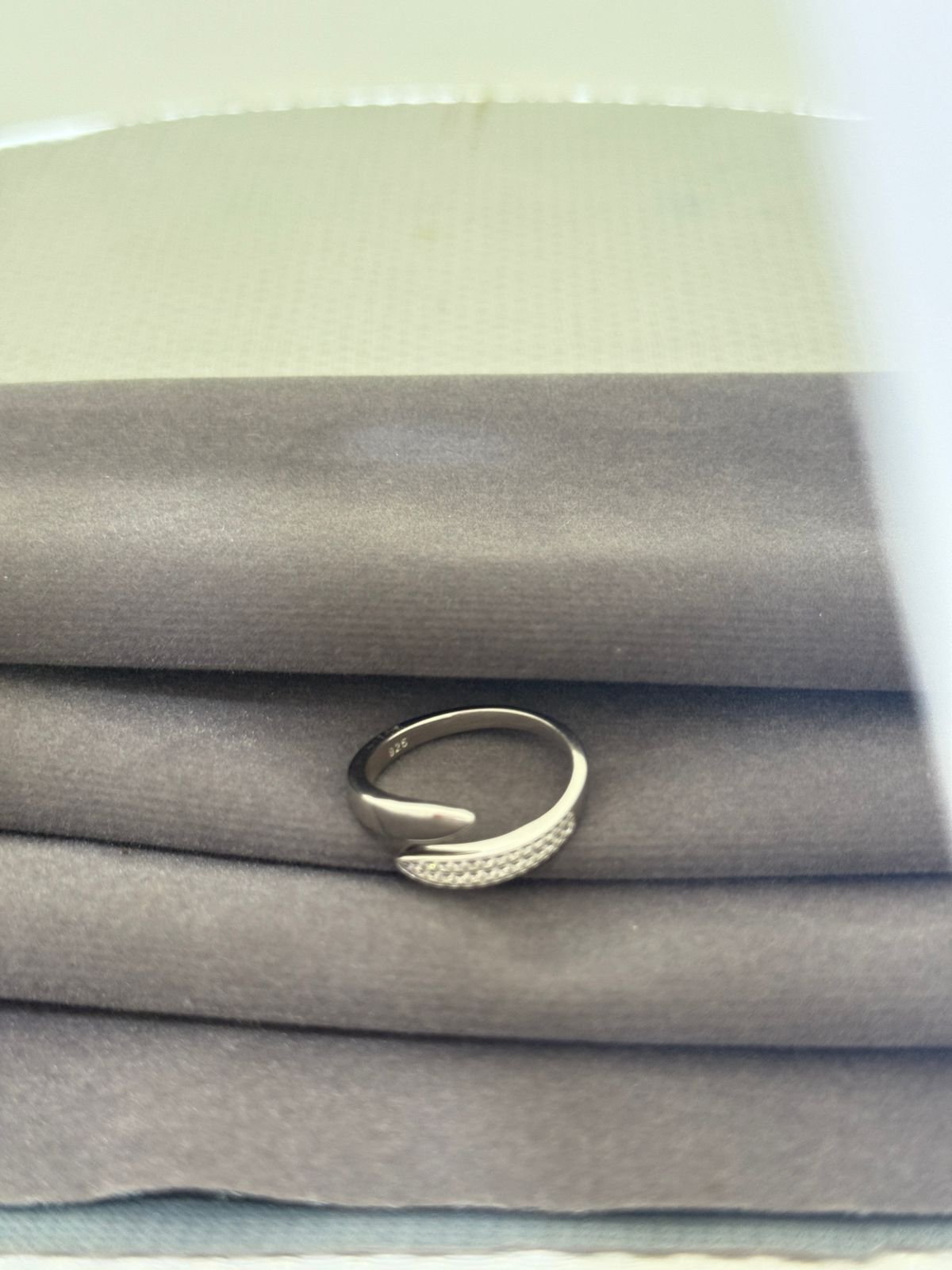 Premium 92.5 Silver Adjustable Ring